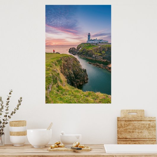 vuurtoren van de Fanad Head | Donegal, Ierland Poster (Keuken)