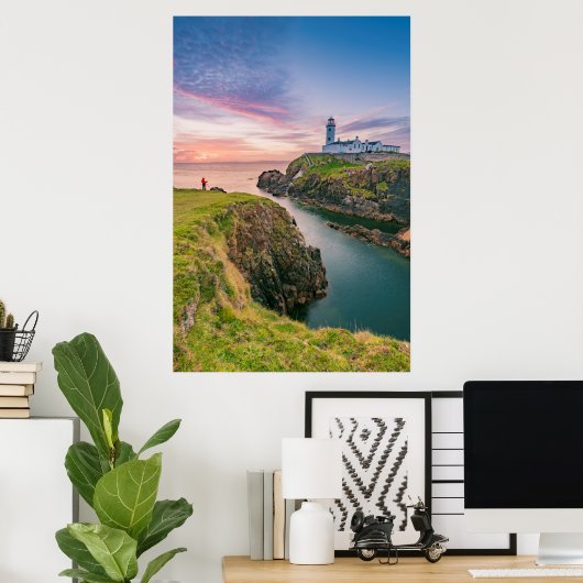 vuurtoren van de Fanad Head | Donegal, Ierland Poster (Thuiskantoor)