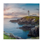 vuurtoren van de Fanad Head | Donegal, Ierland Tegeltje (Voorkant)
