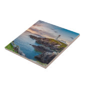 vuurtoren van de Fanad Head | Donegal, Ierland Tegeltje (Zijkant)