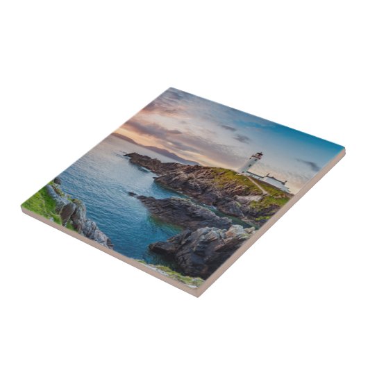 vuurtoren van de Fanad Head | Donegal, Ierland Tegeltje (Zijkant)