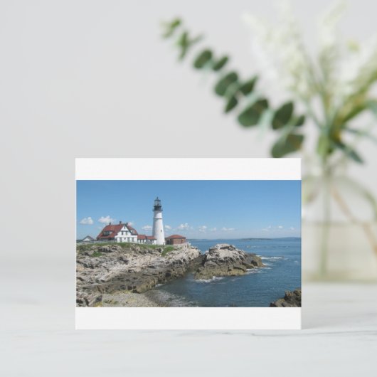 Vuurtoren van de haven van Bar Briefkaart (Staand voorkant)