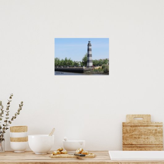 vuurtoren van de haven van poster - Suisun Harbour (Keuken)