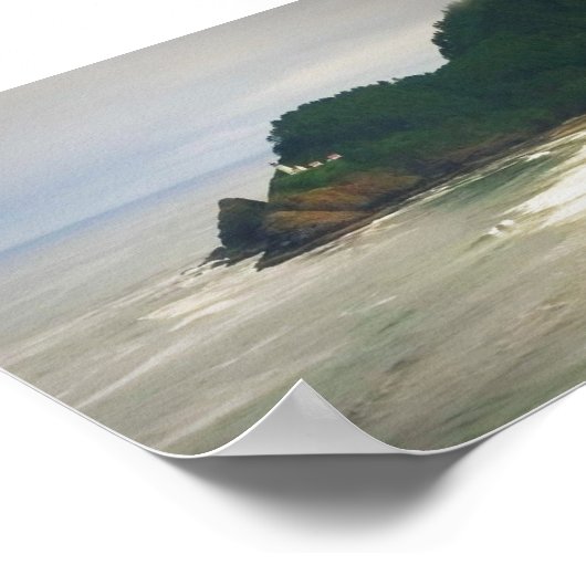 vuurtoren van de Heceta-kop, OF Poster (Hoek)