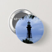 vuurtoren van de inlaat van Hillsboro Ronde Button 5,7 Cm (Voorkant /achterkant)