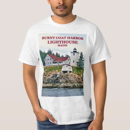 Vuurtoren van de kastanjebruin van de kastanjebrui t-shirt (Voorkant)