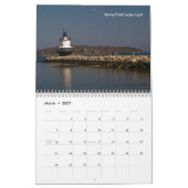 vuurtoren van de kust van Maine Kalender (Mar 2027)