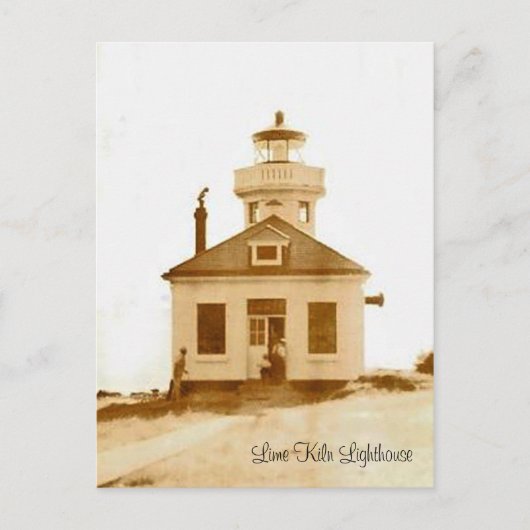  vuurtoren van de Limoen Kiln Briefkaart (Voorkant)