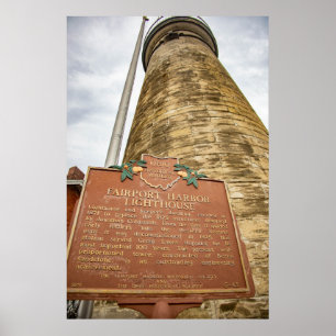 vuurtoren van de luchthaven Harbour Poster