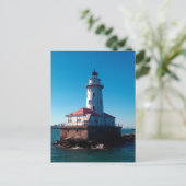 Vuurtoren van de marine van Chicago Briefkaart (Staand voorkant)
