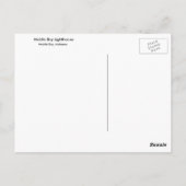 vuurtoren van de Middenbaai Briefkaart (Achterkant)