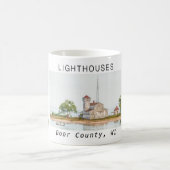 vuurtoren van de Mok van het district Deuren Coffe (Center)