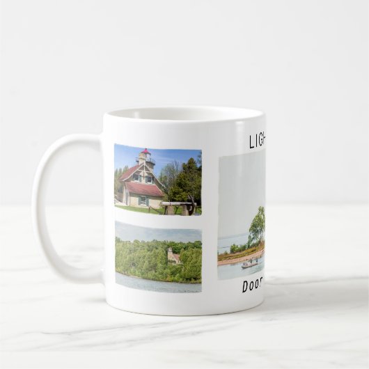 vuurtoren van de Mok van het district Deuren Coffe (Links)