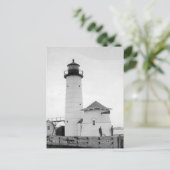Vuurtoren van de Noord-Pier Kenosha Briefkaart (Staand voorkant)