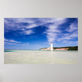 Vuurtoren van de Noordelijke Frankfort, Frankfort, Poster