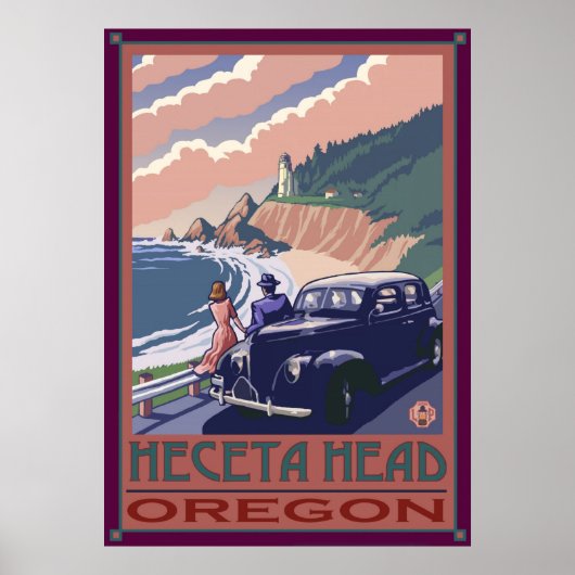 vuurtoren van de Oregon-kust, Poster (Voorkant)