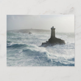 Vuurtoren van de Oude Finistère Frankrijk Briefkaart