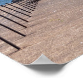 vuurtoren van de presque Isle North Pierhead Poster (Hoek)