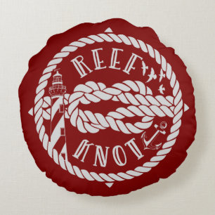 vuurtoren van de Ref knot Rond Kussen