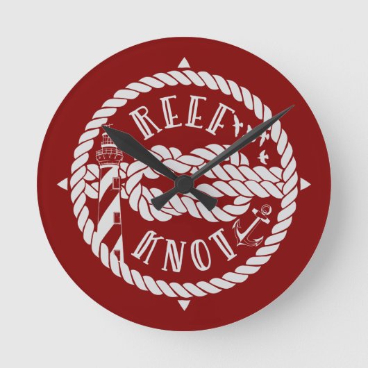 vuurtoren van de Ref knot Ronde Klok (Voorkant)