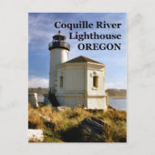 Vuurtoren van de rivier de Coquille, Briefkaart Or (Voorkant)