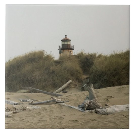 vuurtoren van de rivier de Coquille, OF Tegeltje (Voorkant)