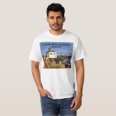 Vuurtoren van de rivier de Coquille, Oregon T-Shir T-shirt (Voorkant volledig)