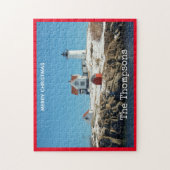 vuurtoren van de Rode Atlantische Oceaan, nubble Legpuzzel (Verticaal)