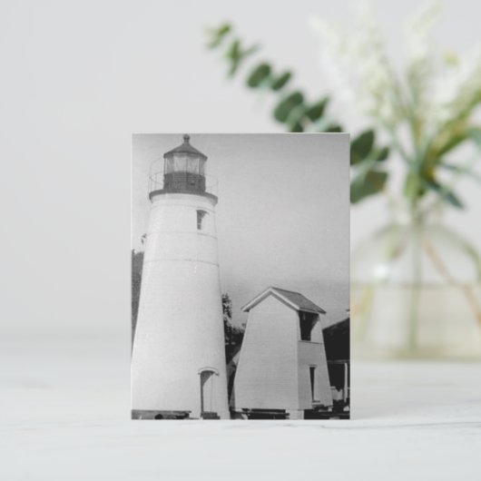 vuurtoren van de Tchefuncte River Range 2 Briefkaart (Staand voorkant)