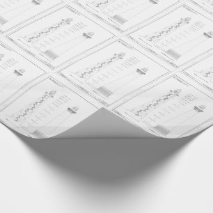  vuurtoren van de vuurtoren van Kaap Hatteras Cadeaupapier