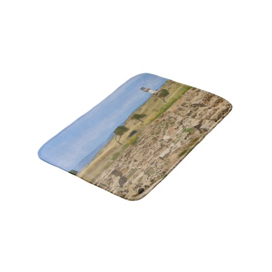 vuurtoren van de waterverf badmat (Gekanteld)