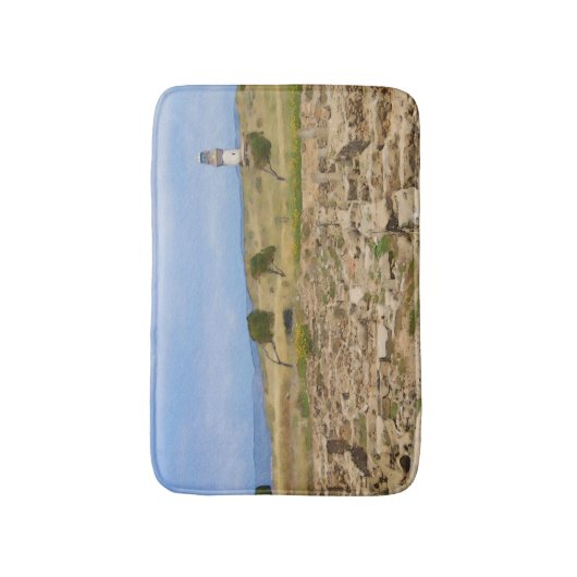 vuurtoren van de waterverf badmat (Voorkant Verticaal)