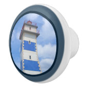 vuurtoren van de waterverf keramische knop (Rechts)