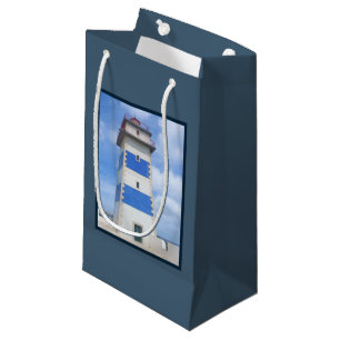 vuurtoren van de waterverf klein cadeauzakje