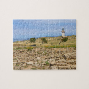 vuurtoren van de waterverf legpuzzel