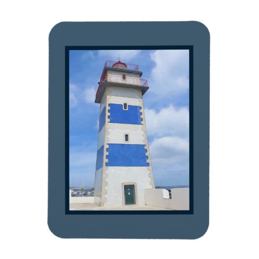 vuurtoren van de waterverf magneet (Verticaal)