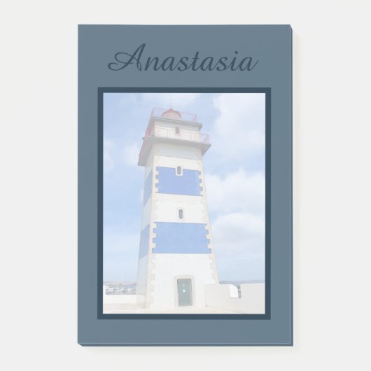 vuurtoren van de waterverf post-it® notes (Voorkant)