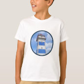 vuurtoren van de waterverf t-shirt (Voorkant)