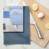 vuurtoren van de waterverf theedoek (Quarter Fold)