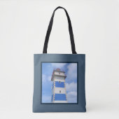 vuurtoren van de waterverf tote bag (Voorkant)