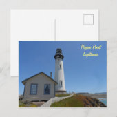 vuurtoren van duif Point Briefkaart (Voorkant / Achterkant)