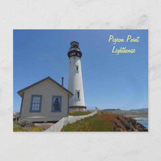 vuurtoren van duif Point Briefkaart (Voorkant)