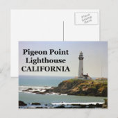vuurtoren van duif Point, Californië Briefkaart (Voorkant / Achterkant)