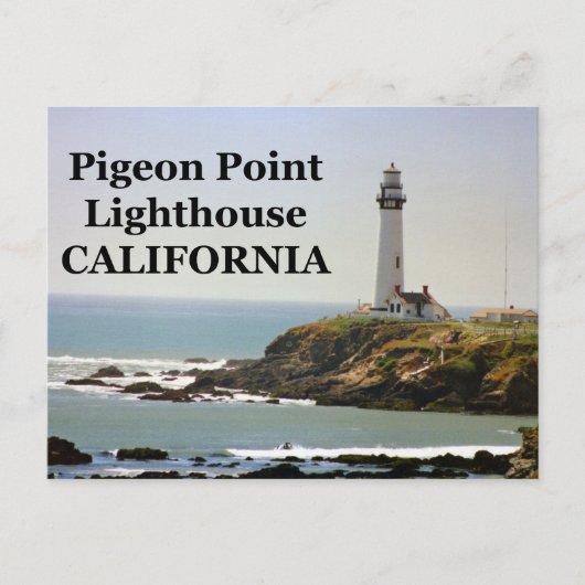vuurtoren van duif Point, Californië Briefkaart (Voorkant)