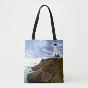 vuurtoren van duif Point   Californië Tote Bag