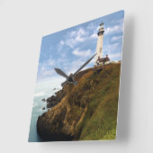 vuurtoren van duif Point | Californië Vierkante Klok (Hoek)