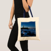 vuurtoren van duif Point | Half-moonbay, Ca Tote Bag (Voorkant (product))