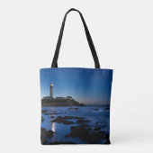 vuurtoren van duif Point | Half-moonbay, Ca Tote Bag (Achterkant)