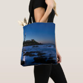 vuurtoren van duif Point | Half-moonbay, Ca Tote Bag (Dichtbij)