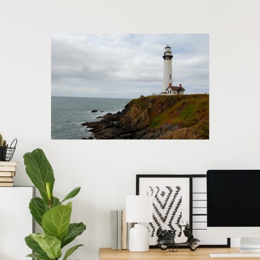 vuurtoren van duif Point Poster (Thuiskantoor)